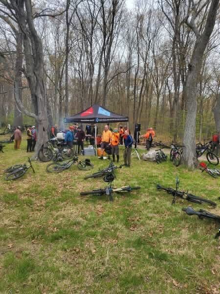 Spring Social Ride participants at Rayburn